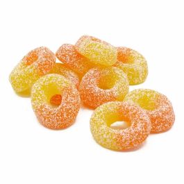 100g of Fizzy Peach Rings