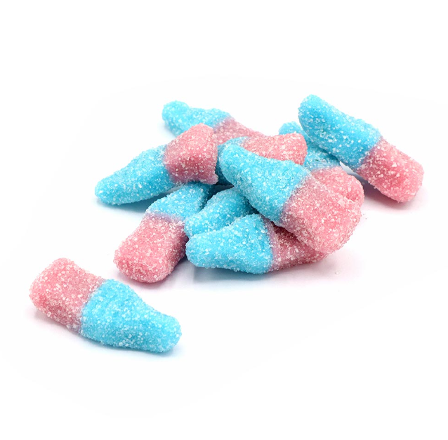 100g of Mini Fizzy Bubblegum Bottles